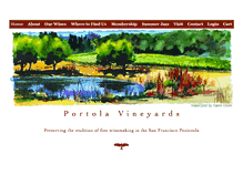 Tablet Screenshot of portolavineyards.com
